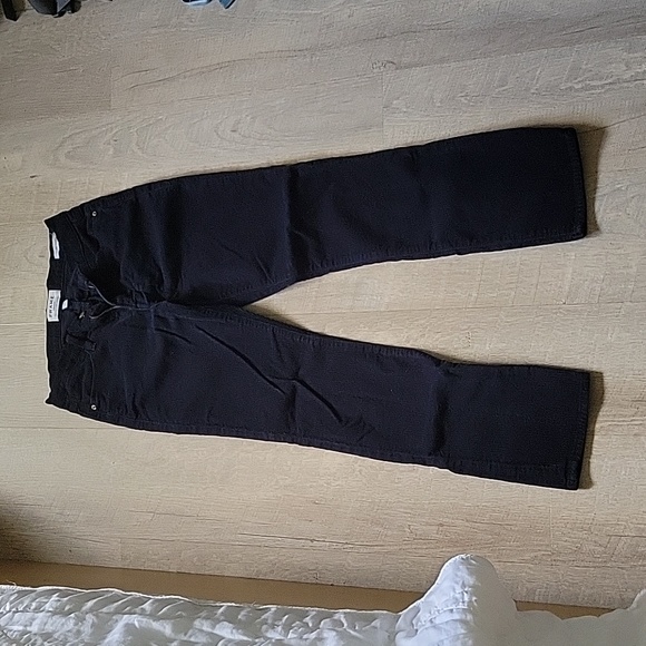 Frame Le High Straight in Navy Corduroy size 25 - Picture 8 of 9